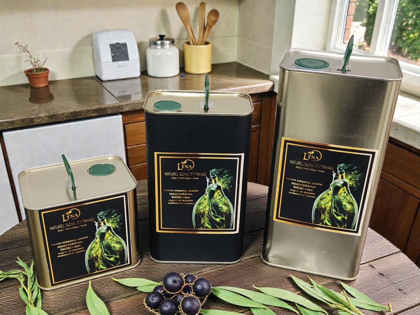 Lyna Naturel Sızma Soğuk Sıkım 3 LT Zeytinyağı