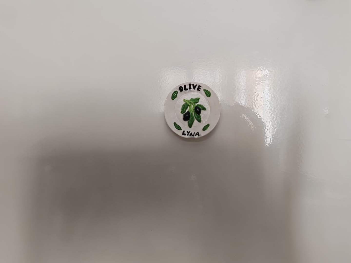 Lyna'nın Zeytin Tabağı - Dekoratif El Yapımı Magnet