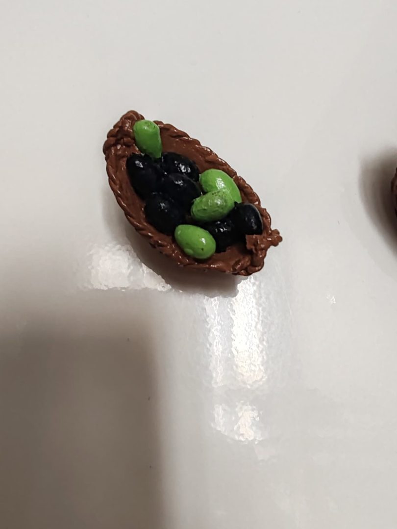 'Gemlik Zeytin Sepeti '- Dekoratif El Yapımı Magnet