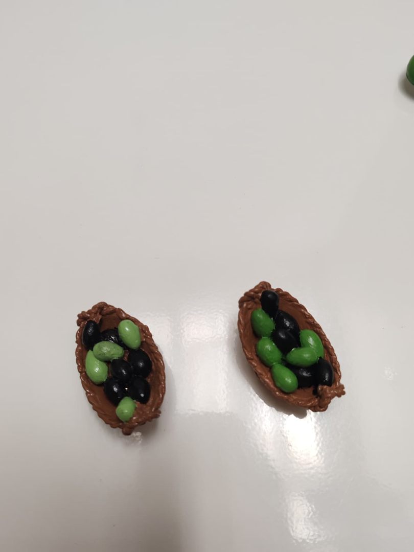 'Gemlik Zeytin Sepeti '- Dekoratif El Yapımı Magnet